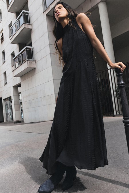 Vestido Negro Zara