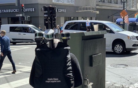 Apple Maps está recogiendo datos directamente a pie, probablemente para mejorar áreas peatonales