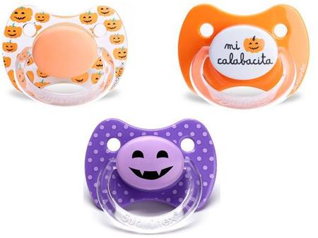 Divertidos chupetes de Halloween para tu bebé