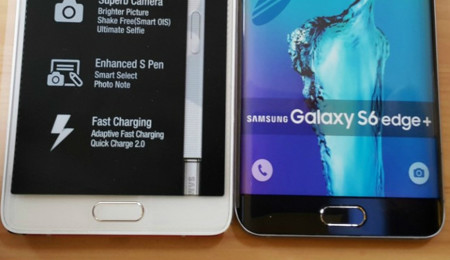Una nueva foto filtrada añade más leña a los rumores de un Samsung Galaxy S6 Edge+