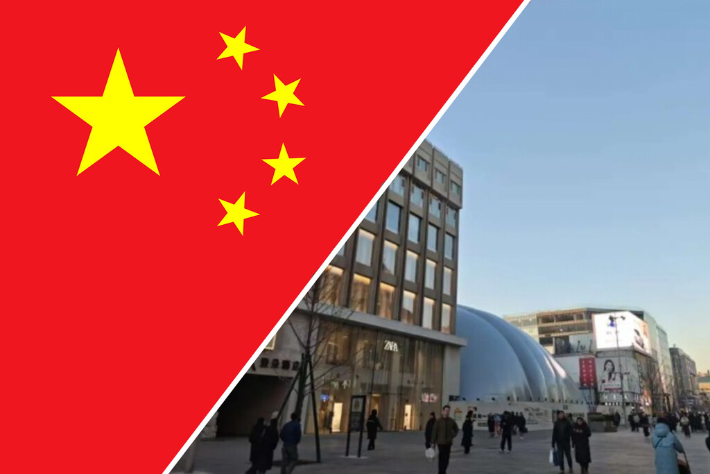 Las lonas parecen de broma al lado: China está poniendo burbujas de hasta 50 metros en edificios en obras