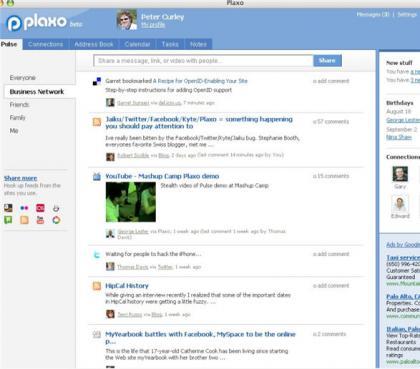 Pulse, red social de Plaxo