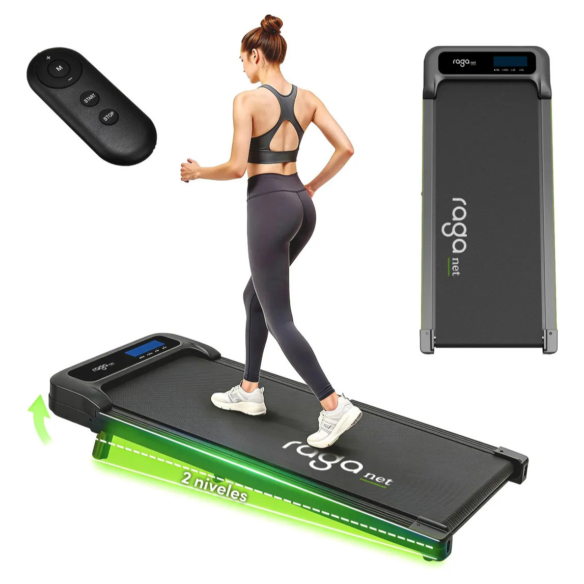 Caminadora Eléctrica 6 Km Walking Pad 2 Niveles