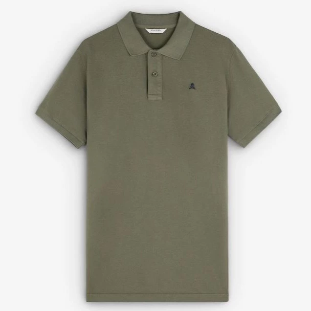 Scalpers
Polo de hombre de algodón con logo bordado
