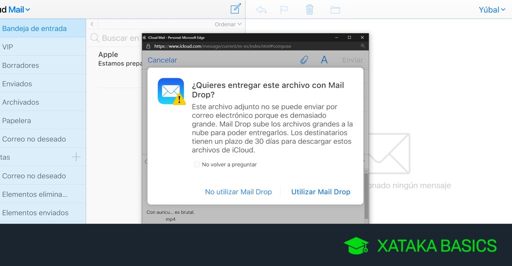 Mail Drop qué es y cómo utilizarlo en tu iPhone o iCloud Mail