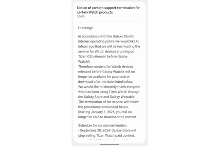 Aviso Samsung