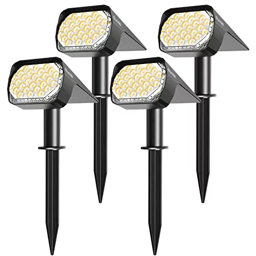 Quntis Luces Solares Led Exterior Jardin, 4 Pack 