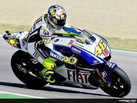 Valentino Rossi saldrán desde la pole en Misano