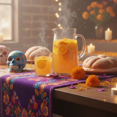 ¡No desperdicies las flores! Prepara agua de mandarina y cempasúchil con 4 ingredientes