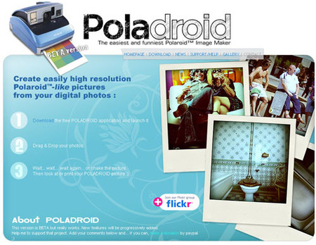 Poladroid, simulando instantáneas con tus fotos digitales