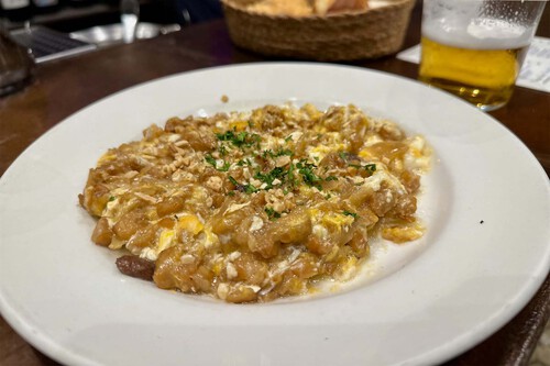 Revuelto Bacalao Espiga