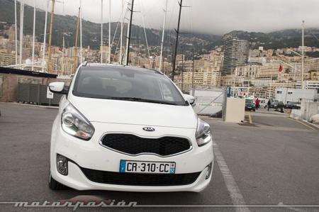 Kia Carens 2013, presentación y prueba en Mónaco