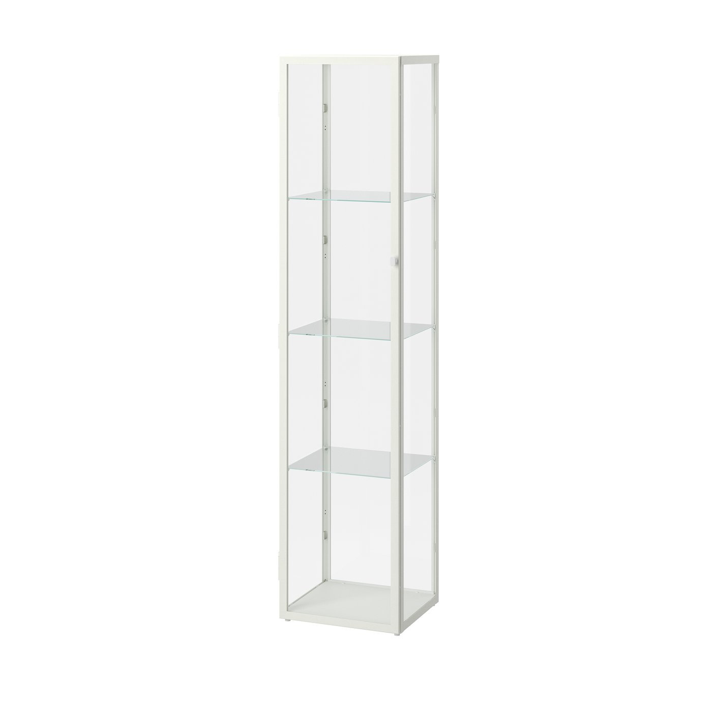 BLÅLIDEN / STRIMSÄV Vitrina con luz, blanco