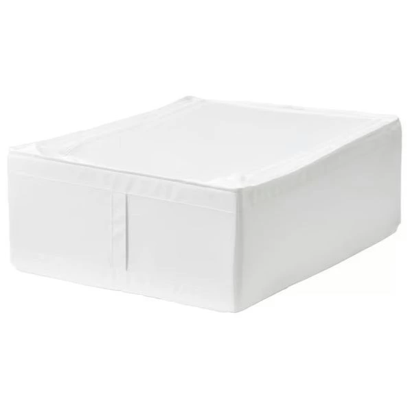 SKUBB
Bolsa de almacenaje, blanco, 43x53x19 cm
