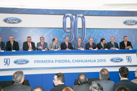 Se coloca la primera piedra en la nueva Planta de Motores Ford en Chihuahua