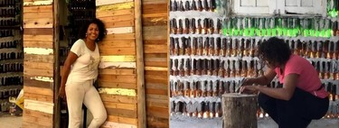 Uma mãe e sua filha recolheram lixo e, com ele, construíram uma casa de sete cômodos e cerca de 8 mil garrafas de vidro 