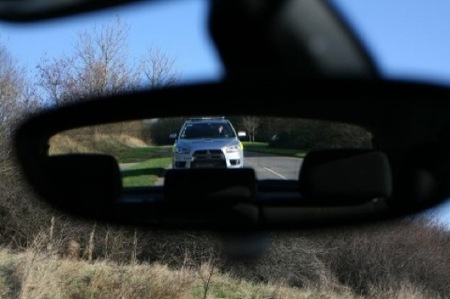 Mitsubishi Evo X policía