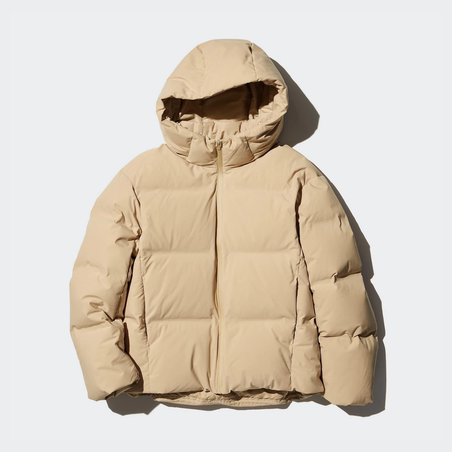 Parka plumas sin costuras