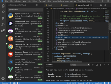 Microsoft actualiza Visual Studio Code con nuevas combinaciones de teclas, mejoras en terminal y más