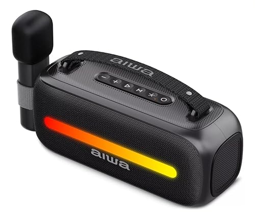 Aiwa Bocina Portátil Bluetooth AWS40BT con 12W de Potencia
