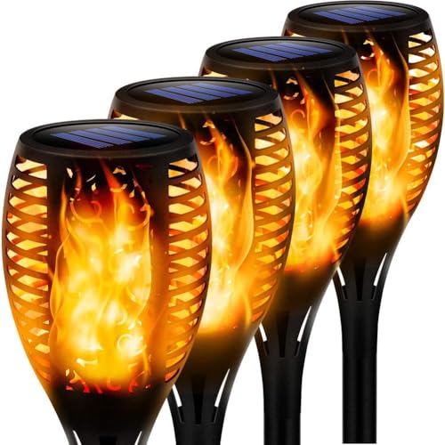 BatdTech Llama Solar Luces Pack de 4