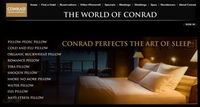 Conrad Hotels: menú de 75 almohadas diferentes