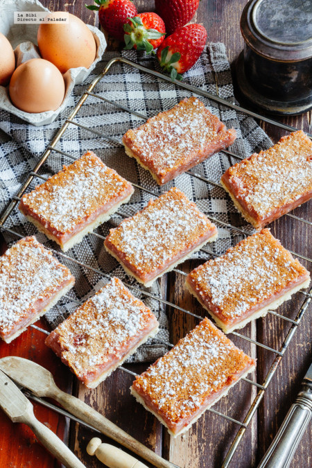 Pastelitos de limón y fresa. Receta