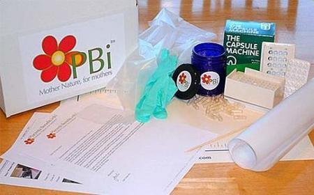 Kit para convertir la placenta de tu bebé en cápsulas