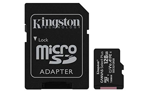 Kingston MicroSDXC Select Plus 128GB y 256 GB (Con Adaptador a SD)