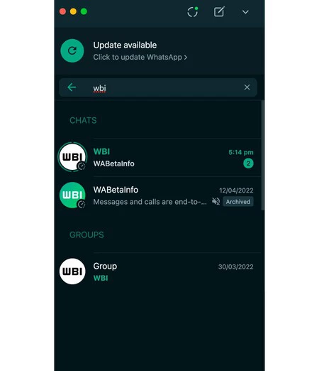 チャット ウィンドウでの再生保留中のステータス。画像はWabetaInfoより
