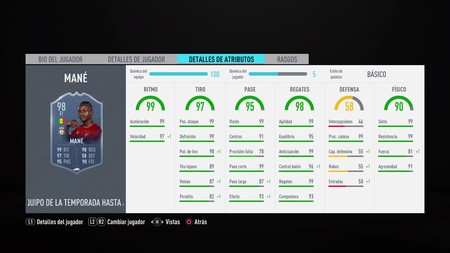 TOTSSF. Todos los mapas del Equipo de la temporada de la Premier League y los nuevos objetivos temáticos 10 Fifa 20 C Fut en los menús 1304