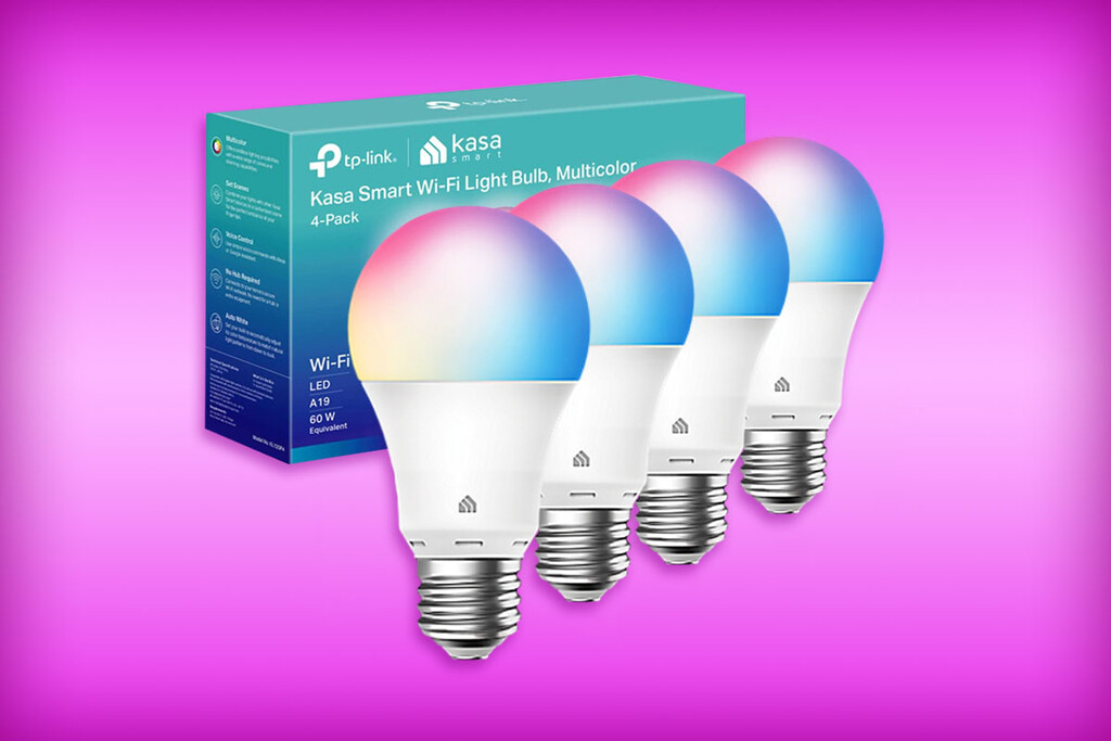 Paquete de cuatro focos inteligentes TP-Link por 695 pesos en Amazon México: el descuento los pone casi a mitad de precio