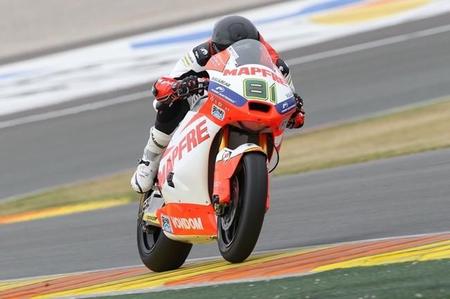 Jordi Torres rodando hoy en el circuito de Cheste