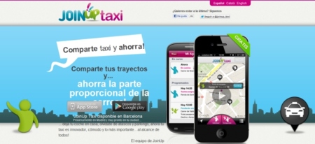 JoinUp Taxi, la aplicación para móviles que nos permite pedir y compartir taxi