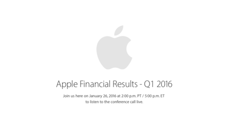 Apple desvelará incógnitas el 26 de enero anunciando los resultados del trimestre