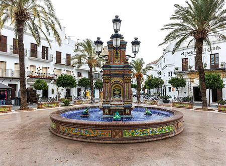 Plaza De Espana Vejer De La Frontera Cadiz Espana