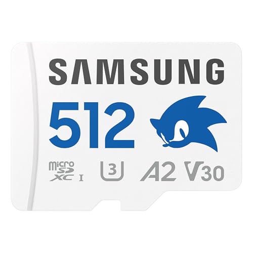 MicroSDXC Samsung Pro Plus Sonic The Hedgehog de 512 GB