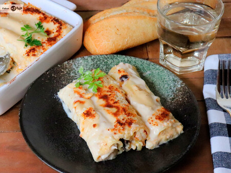 Canelones de pescado y marisco, una receta fácil, pero muy resultona, ideal para un día de fiesta