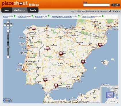 PlaceShout: recomendaciones geolocalizadas