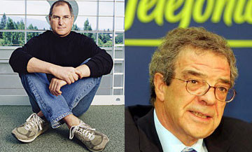 ¿Reunión de César Alierta con Steve Jobs?