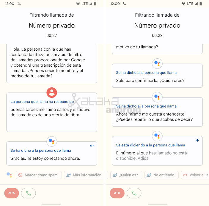 El filtro de llamadas de spam es lo mejor que tiene Android. Es la ...