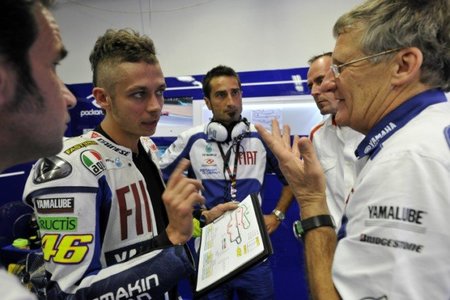 La cábala oficial de Valentino Rossi falló