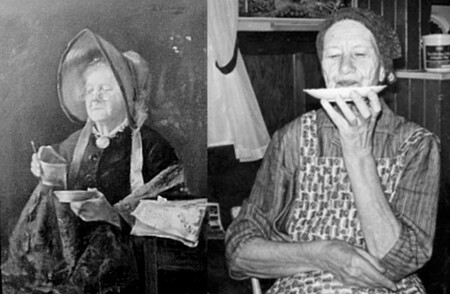 Mujeres bebiendo café