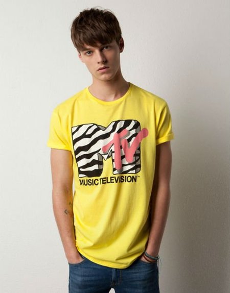 Camisetas de la MTV en Pull and Bear
