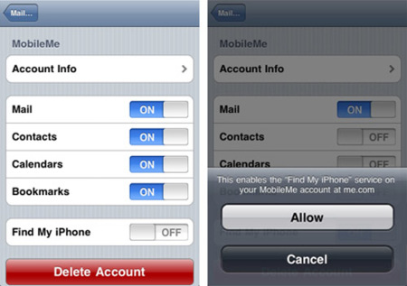 "Encuentra mi iPhone", nueva característica del iPhone OS 3.0 para usuarios de MobileMe