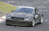 Mercedes-Benz SL 63 AMG Black Series cazado