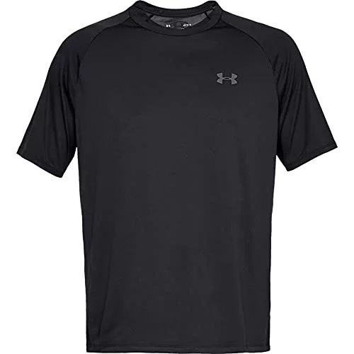Under Armour Ua Tech 2.0 Ss Tee, Camiseta Hombre, Negro / Grafito, M