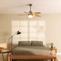 Este ventilador de techo Create sirve para verano e invierno, tiene luz y ahora está a menos de 40 euros  