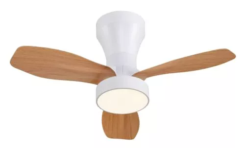 BEL AIR HOME - Ventilador de techo, motor DC, luz LED 24W, 6 velocidades