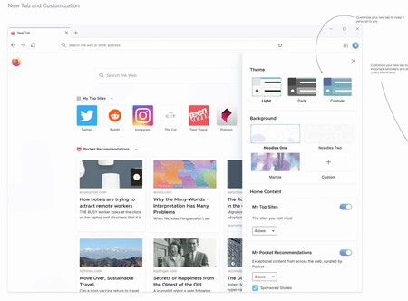 Así se ve Proton, el nuevo diseño de Firefox que Mozilla prepara para la versión 90